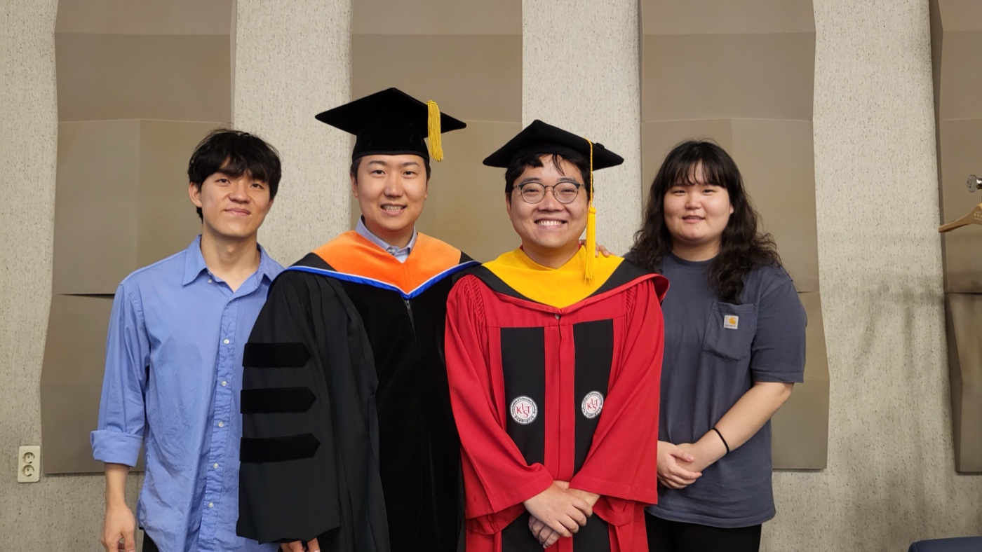 Congratulations to Chanwoo for successfully graduating with an M.S. in Energy Engineering from UST! Wishing you all the best.