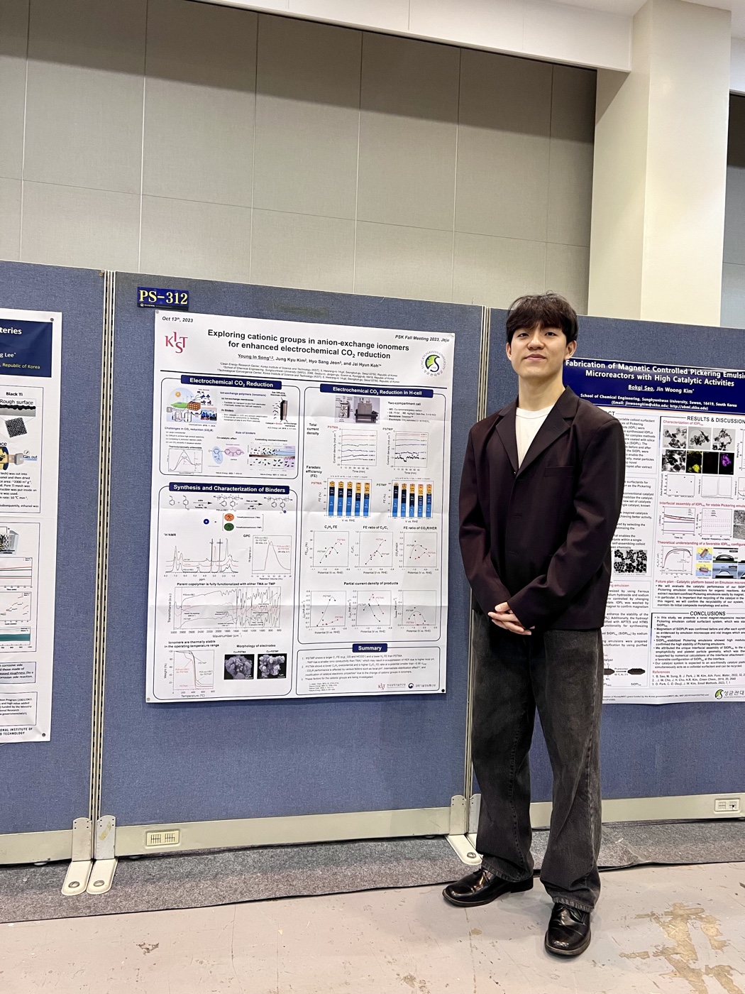 The Koh Research Group attended the 2023 Polymer Society of Korea (PSK) Fall Meeting at ICC, Jeju.